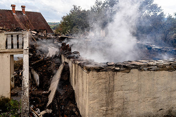 Professional Soot Cleanup technician working in Monticello, WI